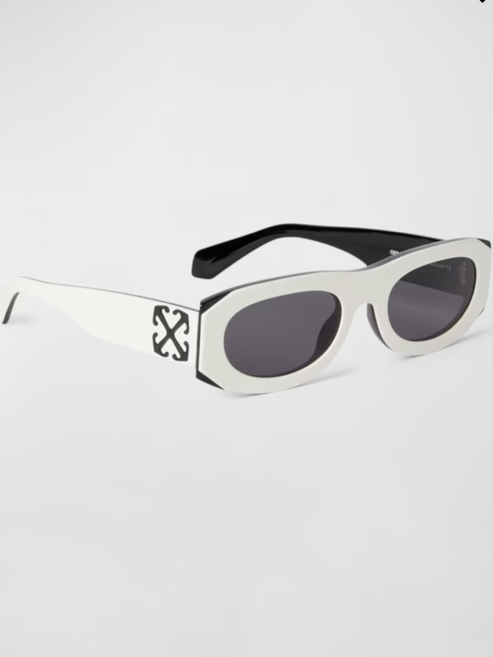 Off-White Orlando Oval Acetate Sunglasses